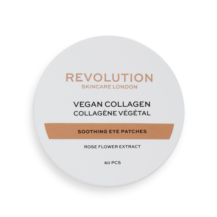 REVOLUTION SKINCARE ROSE GOLD VEGAN COLLAGEN SOOTHING UNDEREYE PATCHES