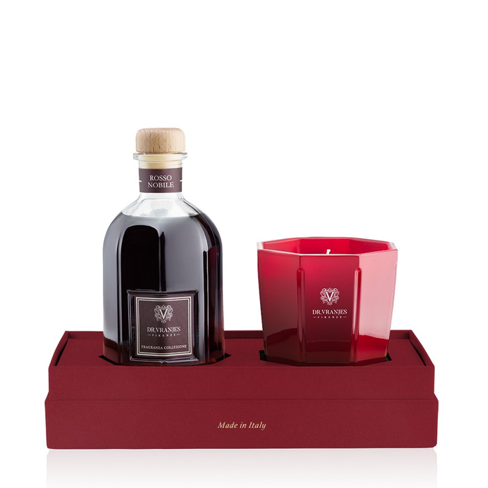 Gift Box Rosso Nobile Diffuser+Candle