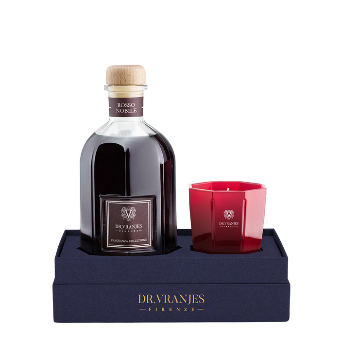 GIFT BOX ROSSO NOBILE DIFFUSER + CANDLE