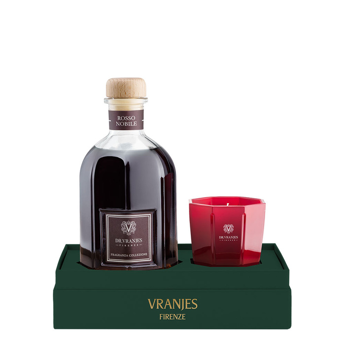 ROSSO NOBILE DIFFUSER + CANDLE GIFT BOX