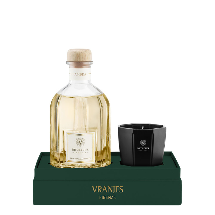 AMBRA DIFFUSER + CANDLE GIFT BOX